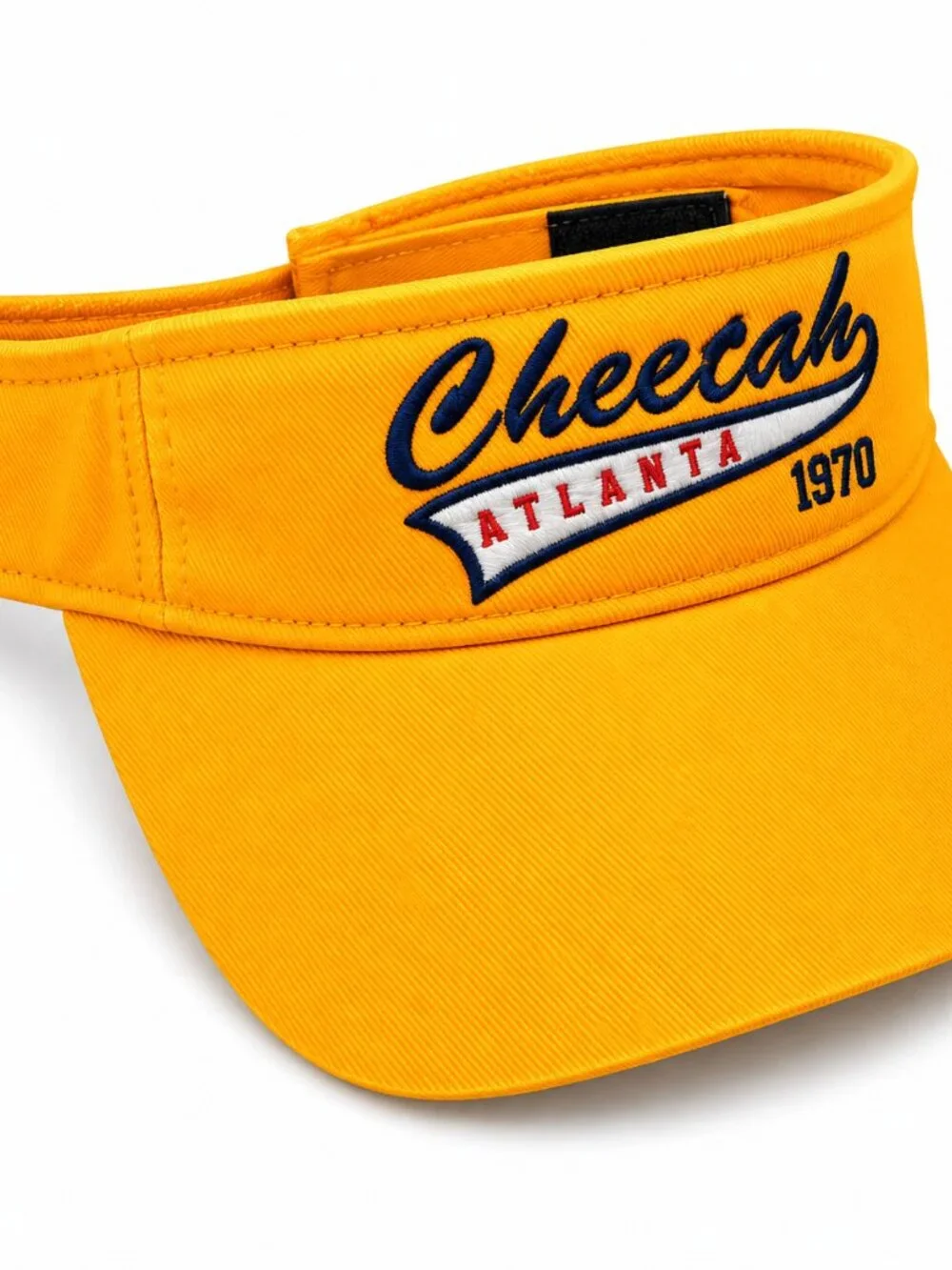 Vintage Cheetah Club Sun Visor